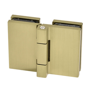 Brushed Bronze Como Series 180°Glass-to-Glass hinge